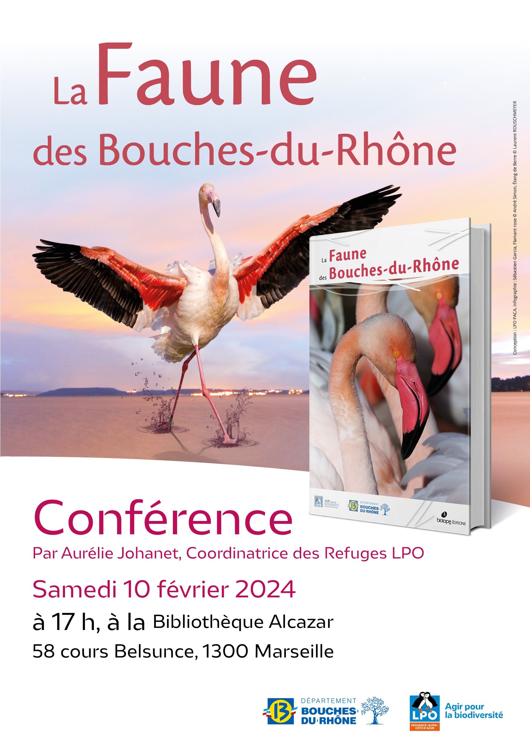 Affiche conférence Faune des BDR