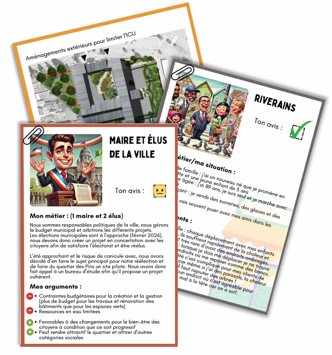 Jeu de rôle : acteurs de la ville  © LPO PACA