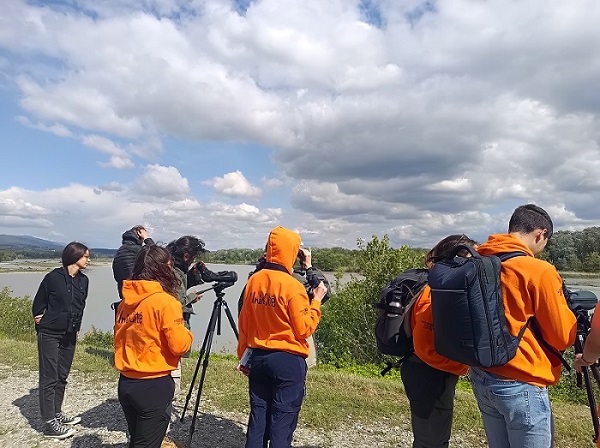Formation ornithologie : sortie de terrain